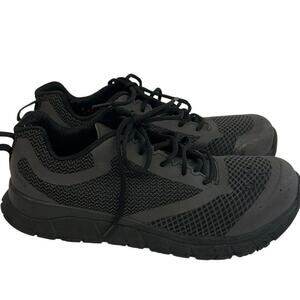 Steel Tow Work shoes Womens size 8 M black